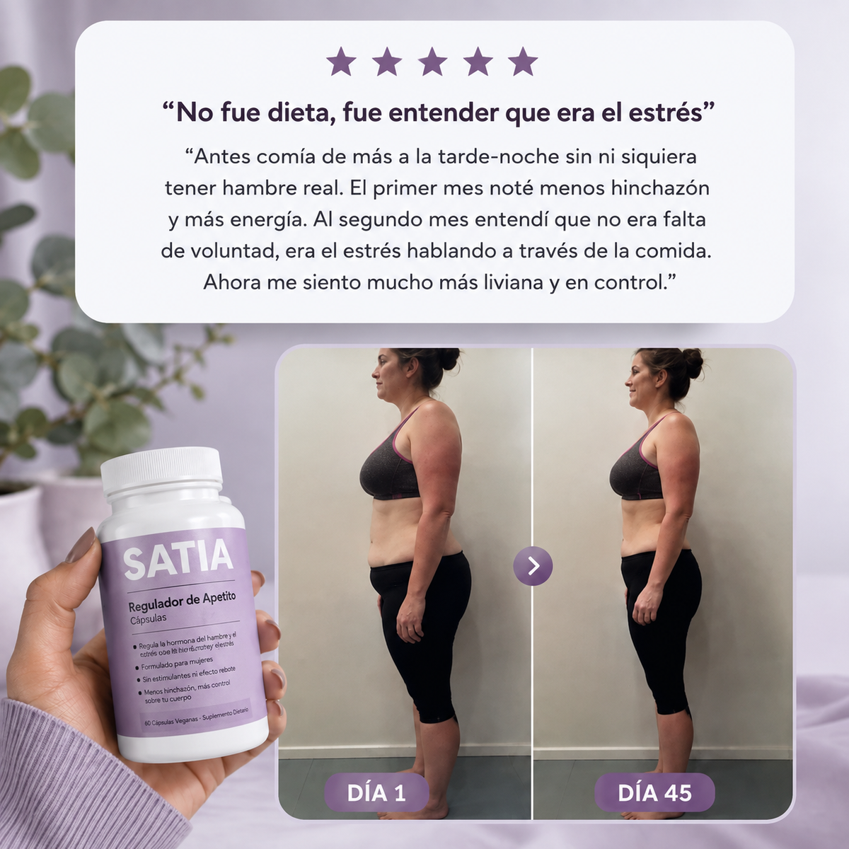 SATIA® | Regulador de Apetito para Mujeres