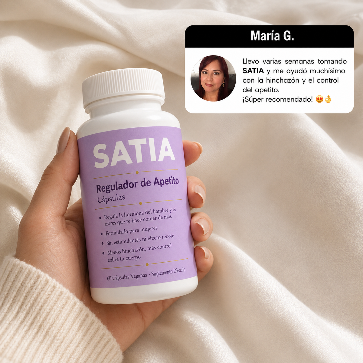SATIA® | Regulador de Apetito para Mujeres